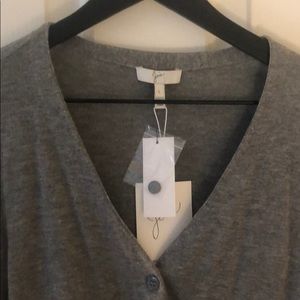 Grey cashmere blend sweater.